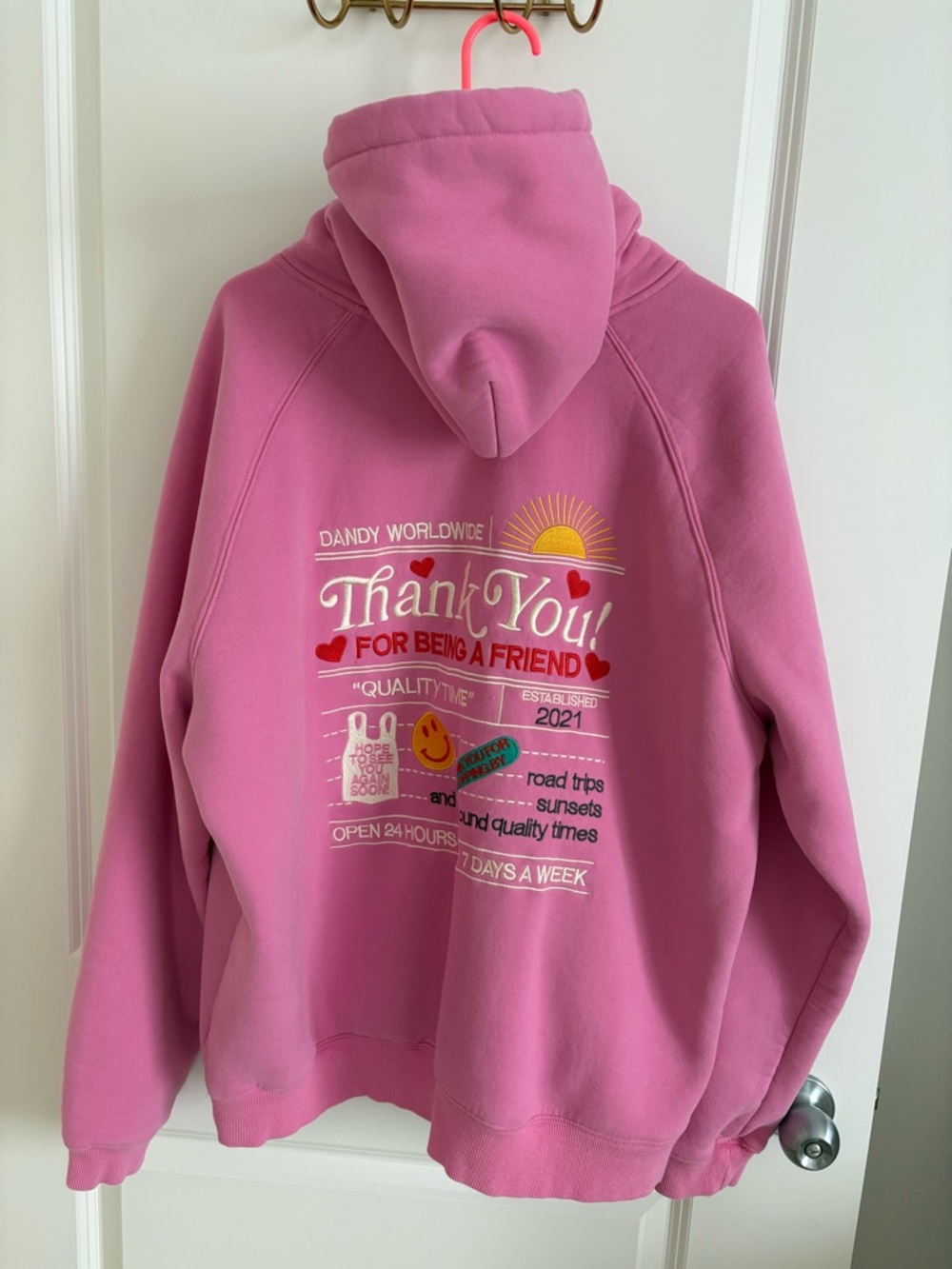 Dandy Worldwide “Quality Time” Oversized Hoodie ❤️